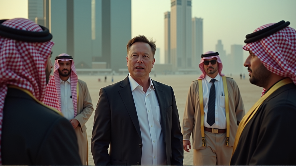 Elon Musks søken etter innflytelse: Den stengte AI-avtalen i Midtøsten