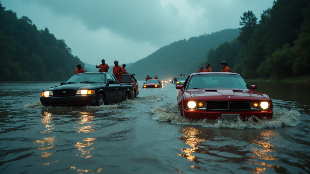 Kraftige Plutselige Flommer Skaper Kaos i Vest-Virginia