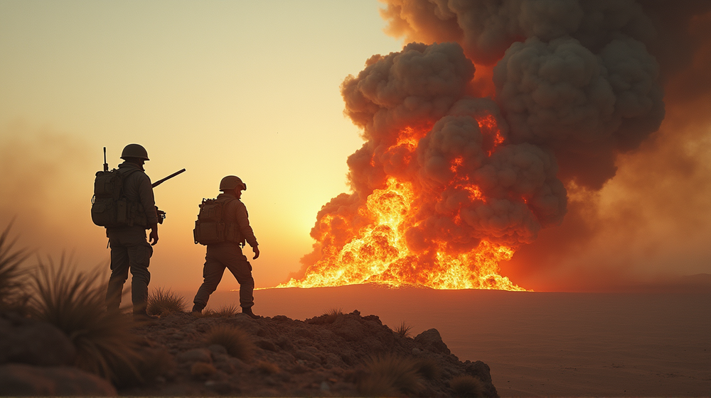 Iran Truer med 'Totalt Krig' mens USA Vurderer Inngripen i Israelske Angrep