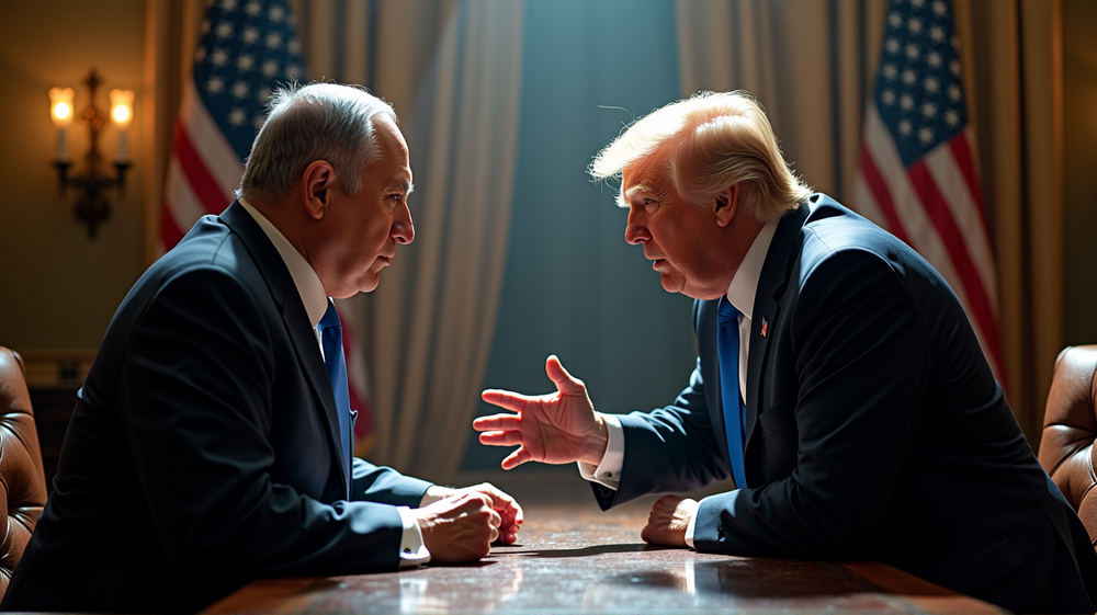 Netanyahu og Trumps diplomatiske drama: US-Israel-relasjoner i rampelyset