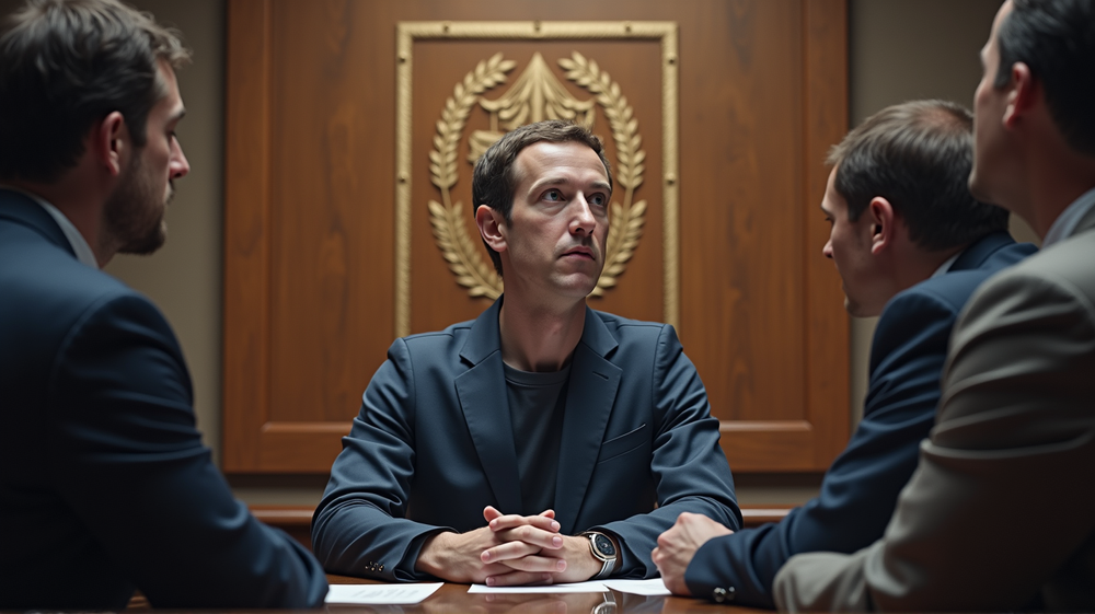 Mark Zuckerberg tar plass i en svimlende 8 milliarder dollars Facebook-privatlivsrettssak