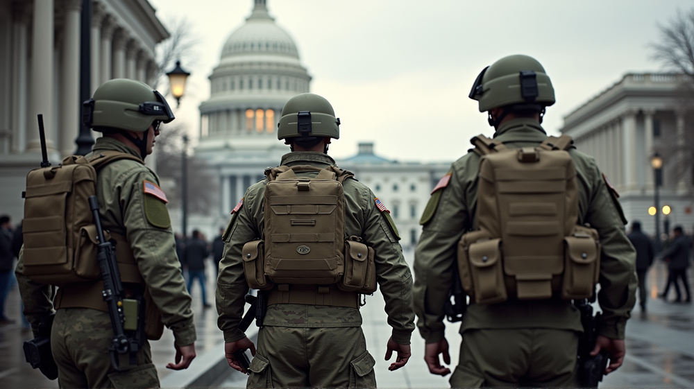 Nasjonalgarden Utplassert i Enestående Trekk av Trump