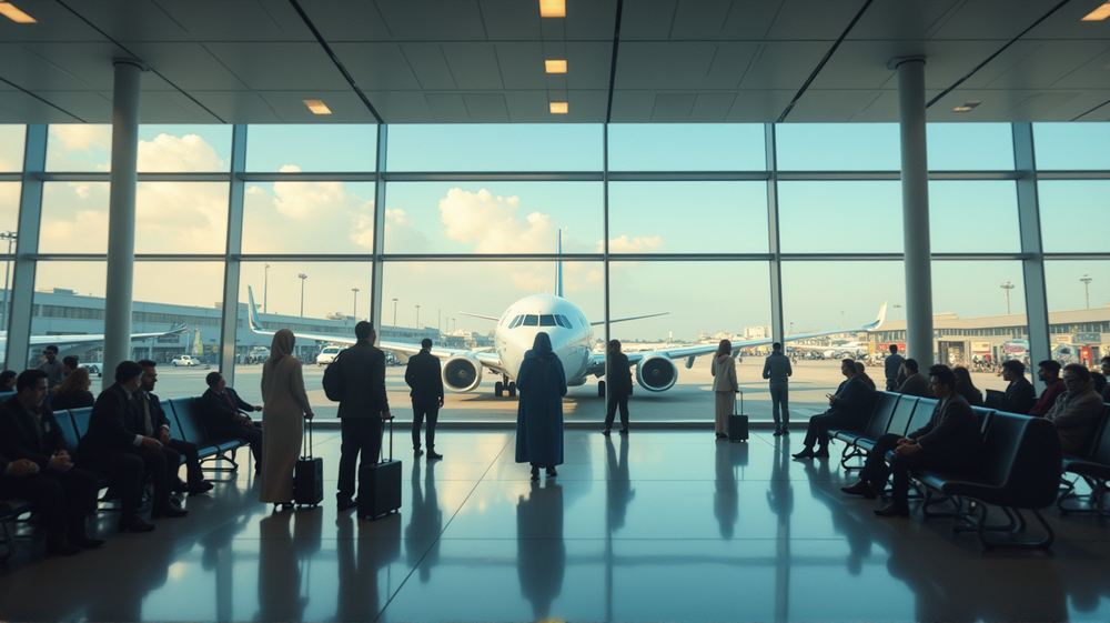 Luftfarten i Midtøsten Hardt Rammet: Større Flykanselleringer ved Viktige Flyplasser