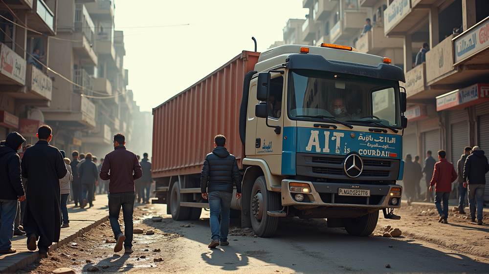 Tragedie i Gaza: Humanitære hjelpebil velter, 20 døde