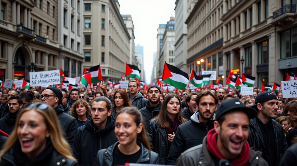 Israels urokkelige militære makt møter global solidaritet for Gaza