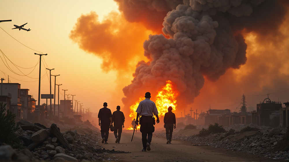 Ødeleggelse i Gaza: Israels intense angrep tvinger massivt eksodus