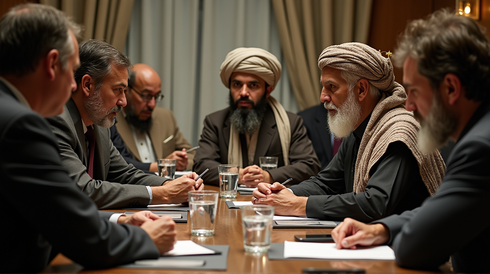 Trumps utsendinger og Taliban i ny dialog: En overraskende varm sammenkomst?