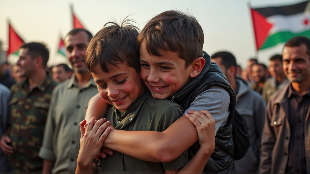 Historisk våpenhvileavtale vekker håp og tårer når gisler gjenforenes