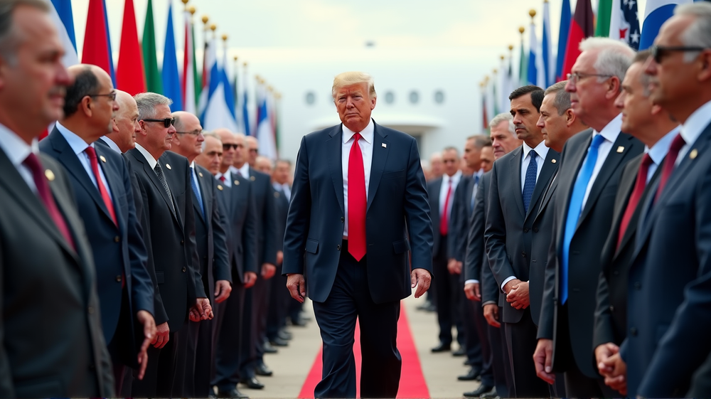 President Trump Markerer Ny Begynnelse i Fredsinnsats for Midtøsten