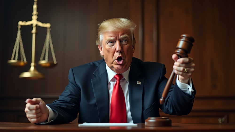 Trumps krav på $230 millioner: Justisdepartementet i søkelyset