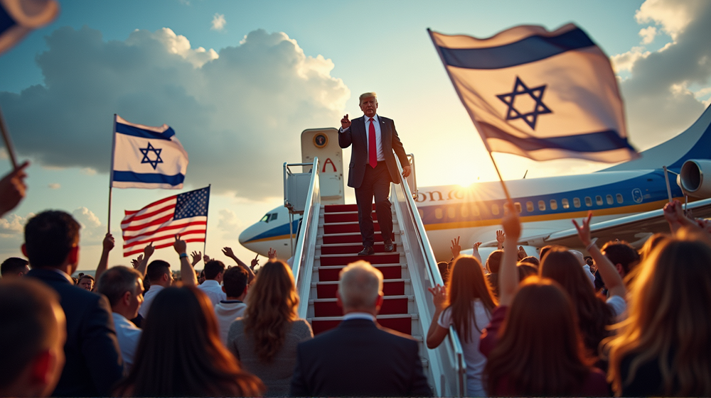 Trumps triumferende Israel-besøk amidst historisk gisselfrigjøring