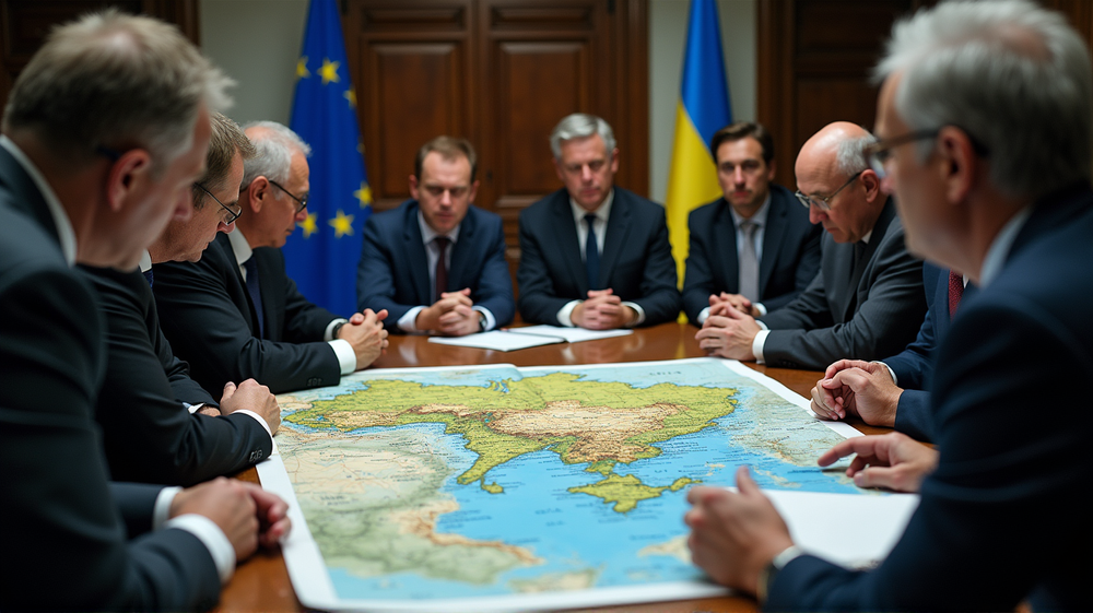 Leket forslag: Europas motstykke til Trumps Ukraina-fredsplan