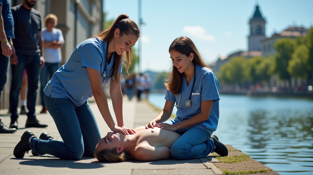 Heroiske PA-studenter redder liv under studiedagen