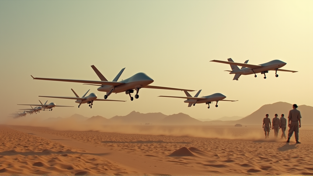 USAs kampdrone-skvadron dukker opp: Et dristig trekk ved hjelp av Irans håndbok