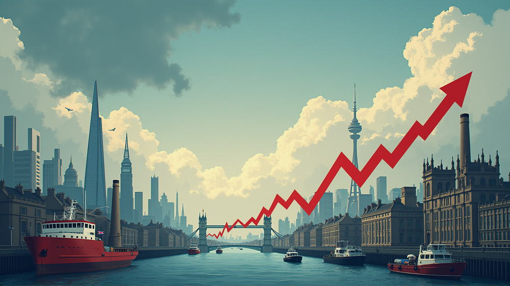 Uventet Nedgang: Storbritannias Økonomi Krymper Mens Usikkerhet Lurer