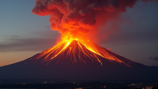 Majestetiske Etna Våker: Et Skue av Naturens Ildfulle Kraft