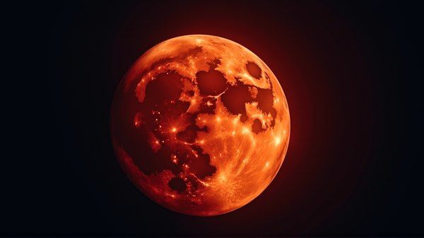 Himmelsk Prakt: Blodmåne Trollbinder Verden