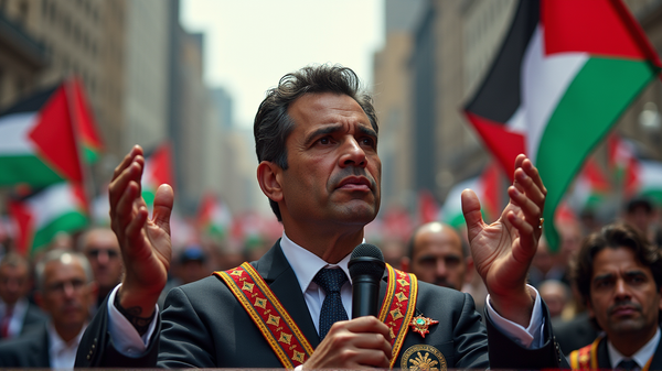 Colombias president Petro uanfektet av amerikansk visumoppheving under kontroversiell demonstrasjon