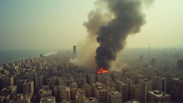 Beirut under angrep: Israels første angrep på flere måneder retter seg mot Hizbollah